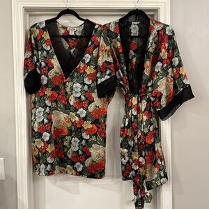 Dior Miss Dior Night Gown and Robe Set VINTAGE